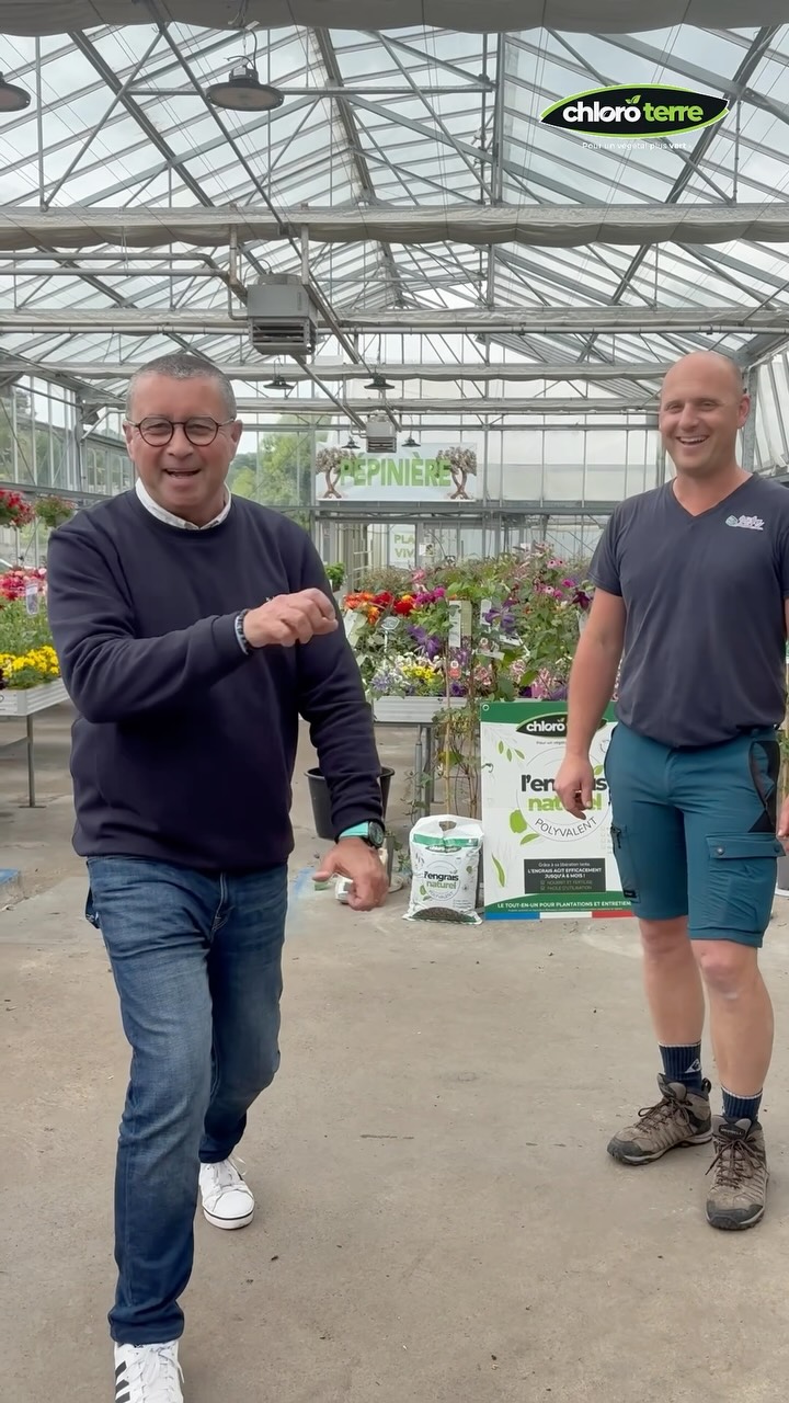 Passage aux Serres de Pontoise : une belle rencontre et de bons échanges autour des plantes, du sol et des solutions Chloro Terre.