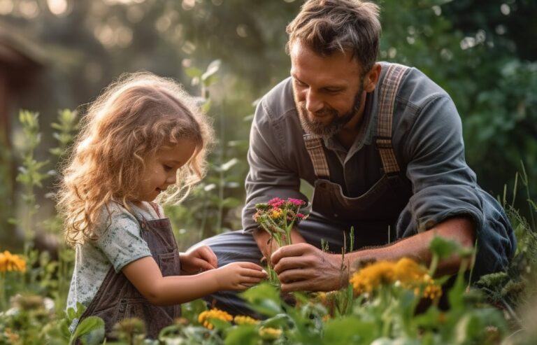 Jardinage en famille avec les enfants